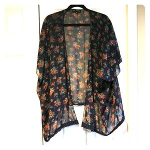 Cute Floral Shear Jacket